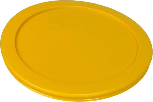 Pyrex 7402-PC 6/7-Cup Lemon Drop Yellow BPA-Free Plastic Lid - Made in USA in Saudi Arabia