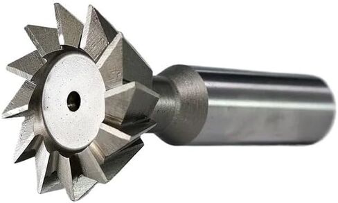 1pcs Carbide Dovetail Cutter 30-60mm Cutting Diameter High Speed Steel Groove Milling Cutter 60 Degree Straight Shank Dovetail Groove Milling Cutter End Mill(30x60 Degree) in Kuwait