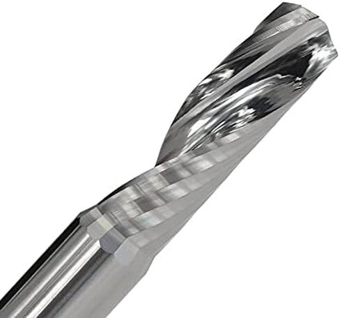 1pcs Single Flute O Flute End Mill 1mm-3.175mm Shank Single Flute Aluminum Cutting End Mill Spiral Milling Cutter Carbide CNC Router Bit in Kuwait