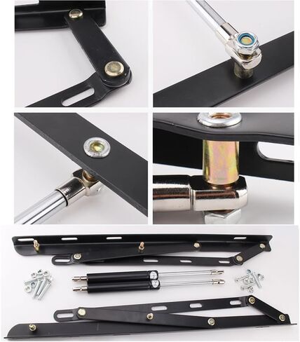 Hydraulic Bed lifterPneumatic Storage Bed Lift Mechanism,Hydraulic Bed Lifting Hinge,Folding Bed/Storage Box Bed Lift Kit,Lifting Bed Frame Support Rod,Furniture Hardware Accessories,Bed Fra in Saudi Arabia