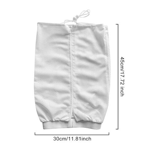 غطاء شبكي، غطاء شبكي قابل للتعديل مع رباط لتجفيف الشعر المجعد، غطاء رأس للشعر المجعد، غطاء ناشر شبكي للتجفيف السريع، أبيض in Kuwait