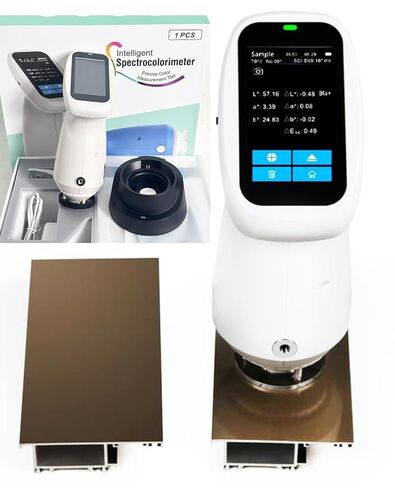 Lab Spectrocolorimeters Color Spectrometer with Φ4mm Flat Single Aperture Wavelength Range 400-700nm D/8 SCI/SCE Mode ASTM ISO Standard for Color Difference Quality Control USB in Saudi Arabia