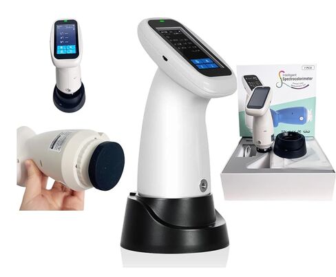 جهاز قياس الألوان الطيفي الرقمي المحمول، معدات اختبار الألوان لطلاء سيراميك المنسوجات، وما إلى ذلك مع نطاق الطول الموجي 400 نانومتر إلى 700 نانومتر Φ8 مم، فتحة واحدة ASTM ISO منفذ USB قياسي in Kuwait