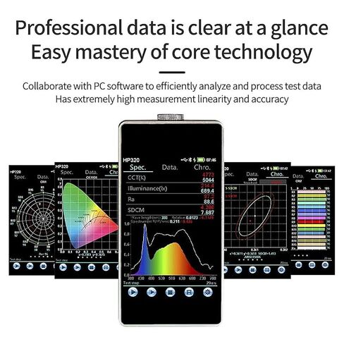 GOYOJO مقياس الطيف الضوئي المحمول مقياس إضاءة اللون (HP330) in Saudi Arabia