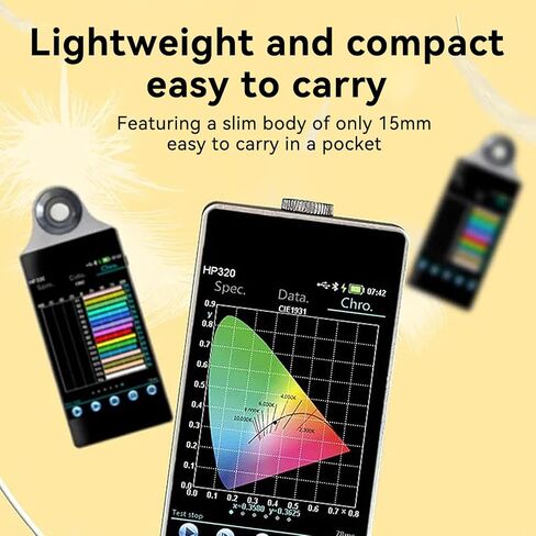 GOYOJO مقياس الطيف الضوئي المحمول مقياس إضاءة اللون (HP330) in Saudi Arabia