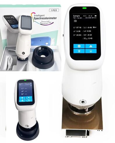 Digital Color Spectrometer Spectrocolorimeters with Φ4mm Flat Single Aperture Wavelength Range 400-700nm D/8 SCI/SCE Mode CMOS Dual Beam Splitting Sensor USB Interface in Saudi Arabia