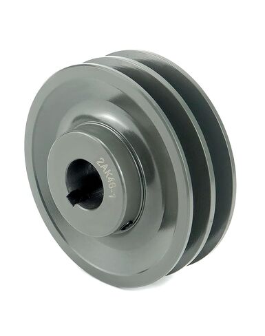 QWORK Double Groove Web Sheaves, 4.45"OD 1" Bore V-Belt Sheave for V-Belt, 2AK461 in Saudi Arabia