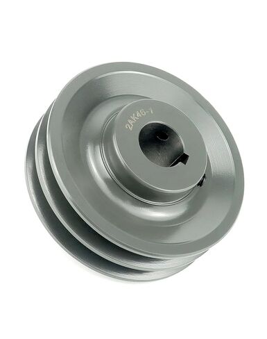 QWORK Double Groove Web Sheaves, 4.45"OD 1" Bore V-Belt Sheave for V-Belt, 2AK461 in Saudi Arabia