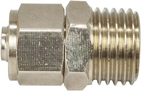 1PCS Pneumatic Hose Connector OD PC 4 6 8 10 12 16mm To M5 1/8" 1/4" 3/8" 1/2" Male Quick Thread Coupler Tube Air Pipe Fitting(OD 16MM,M5) in Saudi Arabia