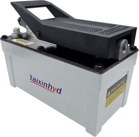 مضخة هيدروليكية مضخة هواء هيدروليكية للقدم خزان ألومنيوم 98 CU.in 10000 PSI Air Actua Treadle مضخة هيدروليكية مع أنبوب، رمادي in Kuwait