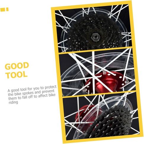 2pcs Mountain Bike Flywheel Guard Spokes Protective Cover Rear Hub Protector Cassette Flywheel Cover for Road and Mountain Cycling in Saudi Arabia
