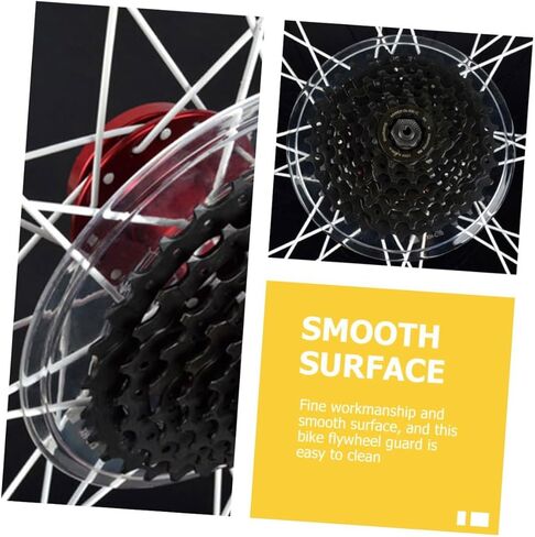 2pcs Mountain Bike Flywheel Guard Spokes Protective Cover Rear Hub Protector Cassette Flywheel Cover for Road and Mountain Cycling in Saudi Arabia