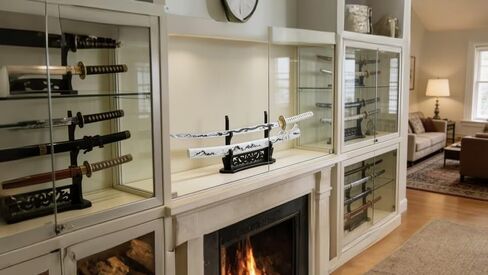 سيف كاتانا من LEYLEY، كاتانا تانغ كاملة من الفولاذ عالي الكربون 1060، مصنوع يدويًا ومقوى للرأس، سيف الساموراي الياباني الأصلي. in Saudi Arabia