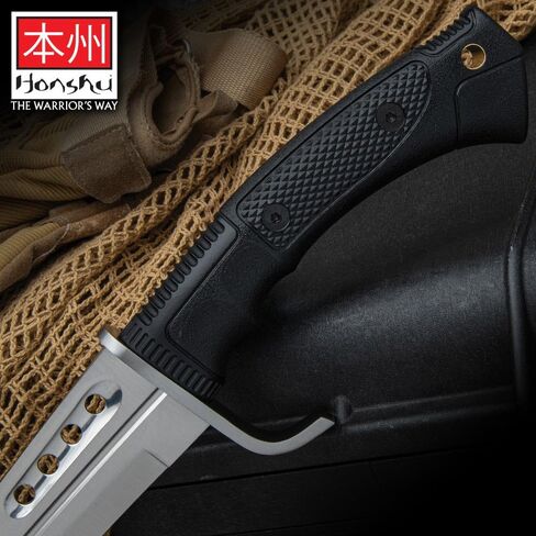 Honshu Spartan Sword and Scabbard - Original | Battle Ready Full Tang | 7Cr13 Stainless Steel Blade - 16.5" Length | Tactical Sword - 23" Overall in Saudi Arabia