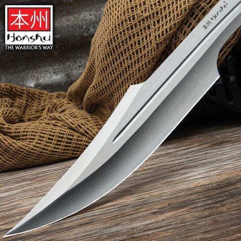 Honshu Spartan Sword and Scabbard - Original | Battle Ready Full Tang | 7Cr13 Stainless Steel Blade - 16.5" Length | Tactical Sword - 23" Overall in Saudi Arabia