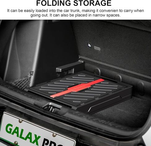 عربة أدوات قابلة للطي من GALAX PRO، شاحنة يدوية شديدة التحمل قابلة للطي مع عجلات لتسوق البقالة، والنزهة، وتسليم الطرود، والتخزين المدمج | إطار قوي وتصميم سهل الطي للاستخدام المنزلي in Kuwait