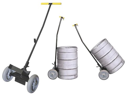 Hand Truck, 400 LB, Keg and Pail Truck, w/Ergonomic Handle, Stainless Steel, Keg Hook, Oiled Wheels in Saudi Arabia