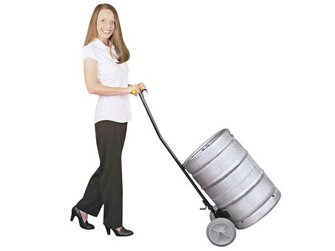 Hand Truck, 400 LB, Keg and Pail Truck, w/Ergonomic Handle, Stainless Steel, Keg Hook, Oiled Wheels in Saudi Arabia