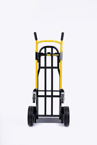 شاحنة يدوية Harper Trucks Kwik Shift 5-N-1، 1000 رطل، إطار أسود/مقبض أصفر in Kuwait