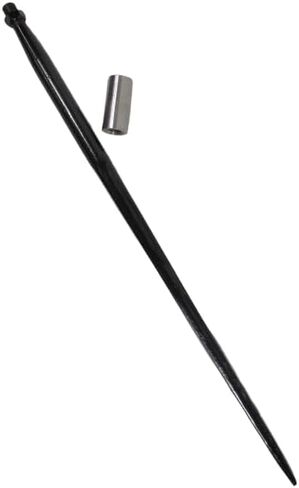 Ag Rite 2-Spear Premium Combo Conus 2 Bale Spears 43 بوصة | أكمام قابلة للحام بسعة 3350 رطل | ملحق مناولة التبن شديد التحمل | استخدام مزرعة بالات مستديرة ومربعة in Kuwait