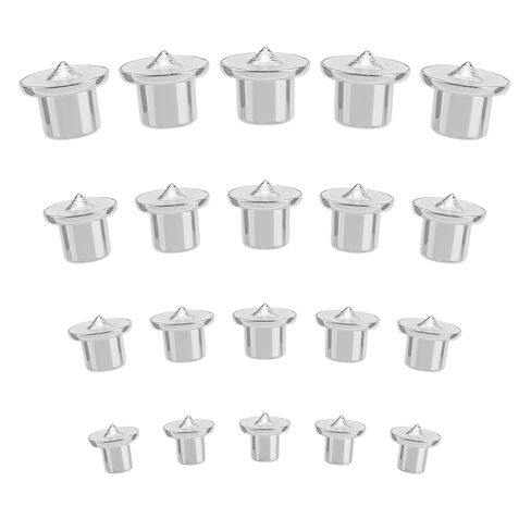 20pcs Dowel Pin Centers Drilling Tool Set, Carbon Steel Dowel and Tenon Center Transfer Plugs Point 1/4" 5/16" 3/8" and 1/2" for Woodworking Tool Accessories Hole Alignment Furniture Repair in Saudi Arabia