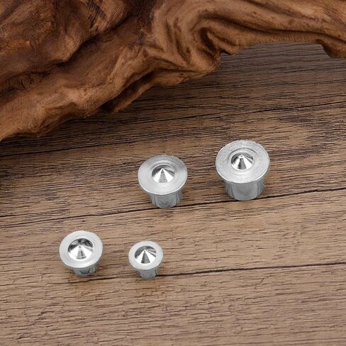 20pcs Dowel Pin Centers Drilling Tool Set, Carbon Steel Dowel and Tenon Center Transfer Plugs Point 1/4" 5/16" 3/8" and 1/2" for Woodworking Tool Accessories Hole Alignment Furniture Repair in Saudi Arabia