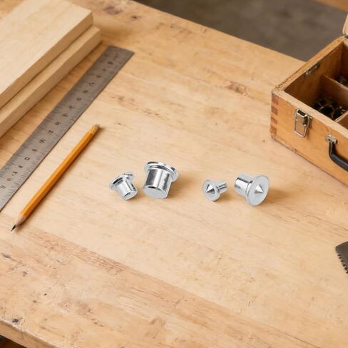 20pcs Dowel Pin Centers Drilling Tool Set, Carbon Steel Dowel and Tenon Center Transfer Plugs Point 1/4" 5/16" 3/8" and 1/2" for Woodworking Tool Accessories Hole Alignment Furniture Repair in Saudi Arabia