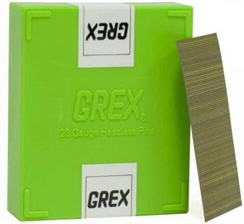 GREX P6/35L 23 دبابيس مقطوعة الرأس بطول 1-3/8 بوصة (10,000 لكل صندوق)، فولاذ مجلفن in Saudi Arabia