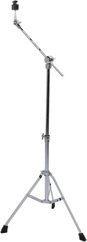 CHICIRIS Adjustable Drum Cymbal Stand Strong Iron Foldable Straight Stand for Practice, for Drummers Material Black Size Applicable Musician in Saudi Arabia