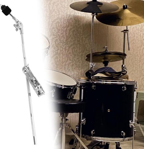 Cymbal Arm Holder Cymbal Extension Stand Metal Attachment Hardware Easy Installation Percussion Instrument Accessories in Saudi Arabia