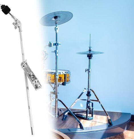 Cymbal Arm Holder Cymbal Extension Stand Metal Attachment Hardware Easy Installation Percussion Instrument Accessories in Saudi Arabia