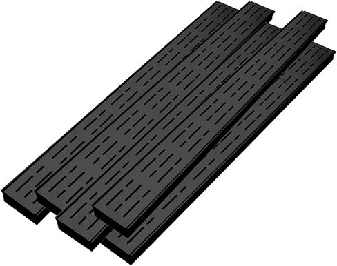 5pcs Stainless Steel Drainage Channels and Grating System - Linear Drain Grate with Cover for Outdoor Deck, Yard(7x3cm) in Kuwait