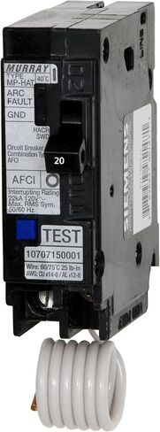 Murray MP120AF 20-Amp 1 Pole 120-Valt قوس قاطع الدائرة in Saudi Arabia