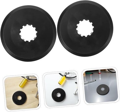 HANABASS 16pcs Bike Freewheel Spokes Protector Rear Wheel Sprocket Guard Cover Black Cycling Flywheel Shield for Mountain and Road Bikes in Saudi Arabia