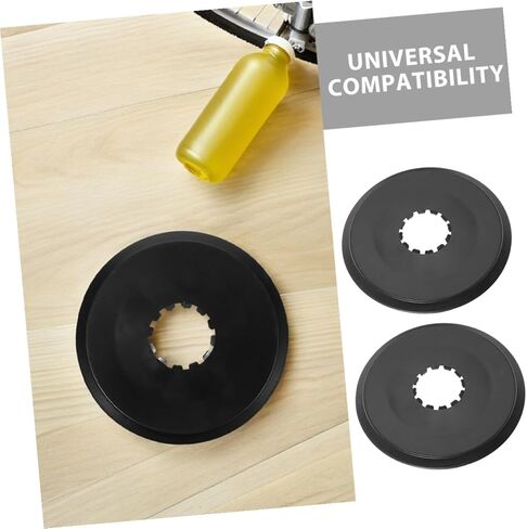 HANABASS 16pcs Bike Freewheel Spokes Protector Rear Wheel Sprocket Guard Cover Black Cycling Flywheel Shield for Mountain and Road Bikes in Saudi Arabia