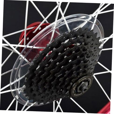 Veemoon 2pcs Bike Flywheel Cover and Spokes Protector Lightweight Plastic Flywheel Guard for Mountain and Road Bikes Suitable for Cycling Gear and Wheel Crankset in Saudi Arabia