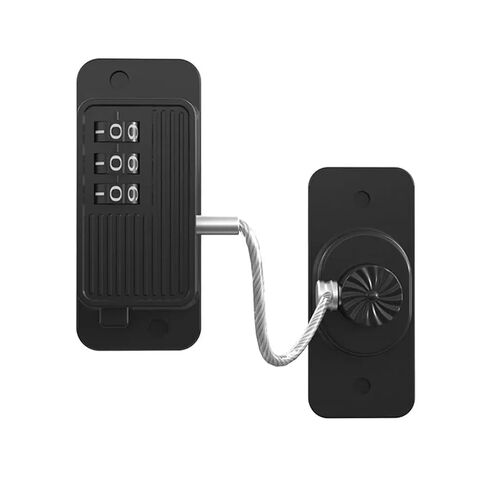 كابل قفل نافذة المنزل، خزانة باب، قطعة واحدة (أسود-A) in Saudi Arabia
