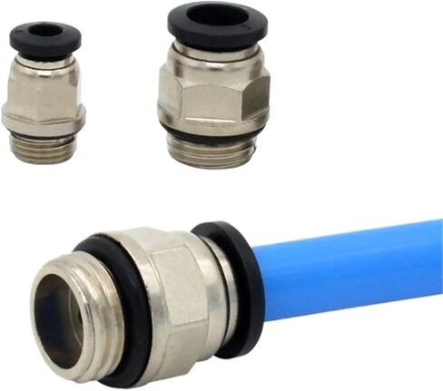 10 قطعة PC-G ذكر موصل PC6-G01 6-G02 8-G02 PC4-m5 10-G02 تركيبات خرطوم دفع مستقيم في (PC4) in Kuwait