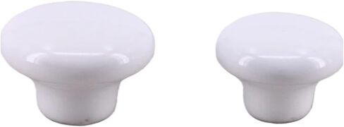 1PC 32mm 38mm White Ceramic Cabinet Knob Furniture Handle for Kitchen Drawer Pulls Ceramic Knobs Door Round Button in Kuwait