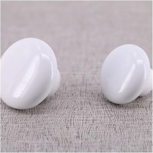 1PC 32mm 38mm White Ceramic Cabinet Knob Furniture Handle for Kitchen Drawer Pulls Ceramic Knobs Door Round Button in Kuwait
