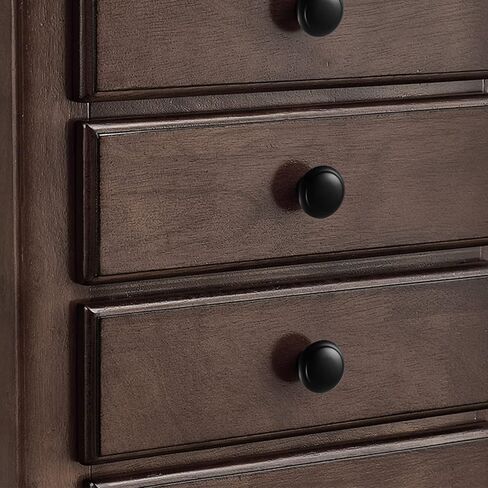 Cabinet Pulls, Closet Door knobs Round Matte Black Dresser Drawer Knobs Simple Cabinet Hardware in Kuwait