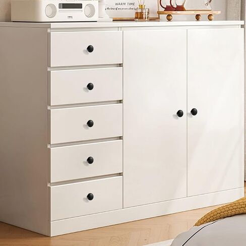 Cabinet Pulls, Closet Door knobs Round Matte Black Dresser Drawer Knobs Simple Cabinet Hardware in Kuwait