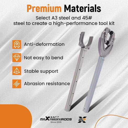 حافظة رافدة maxpeedingrods شديدة التحمل، قابلة للتعديل من 24 إلى 36 بوصة، رأس عالي التحمل، حوامل أسطوانية ومقطورة in Kuwait