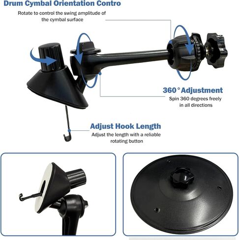 2 Pack Car Cymbal Air Vent, Cars Symbol Drum, Mini Drum Crash Cymbal, with Mini Drum Stick, Add Fun to Your Drive, Fun Dashboard Accessory, Gift for Drumer Music Lovers, Fits Most Vehicles in Saudi Arabia