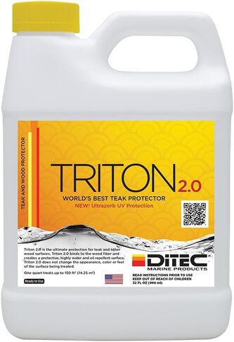 Triton 2.0 - Teak Protector | Teak Wood Protection, Teak Oil Alternative | Marine Teak Sealer and Water Repellant in Saudi Arabia