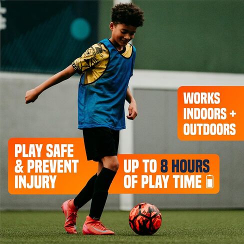 Flick Smart Soccer Tracker with Shin Guards - Track and Anaylze Performance - Soccer Accessory for Training and Games - Extremely Lightweight - One Size Fits All in Saudi Arabia