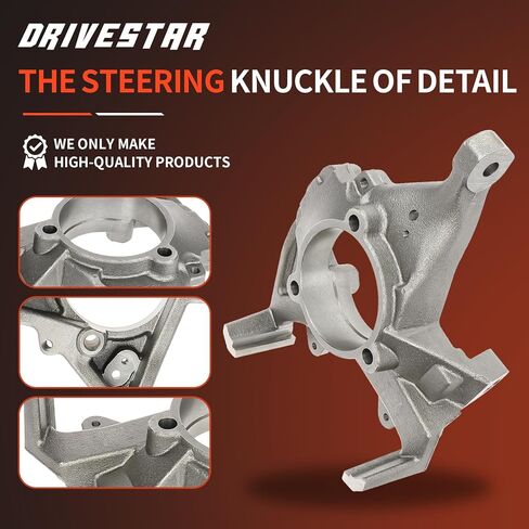 DRIVESTAR 697-922 Front Steering Knuckle Left/Driver Side for Jeep Cherokee 90-01 / Comanche 90-92 / Grand Cherokee 93-98 /Grand Wagoneer 1993 / TJ 1997-2006 / Wagoneer 1990-2006 in Kuwait