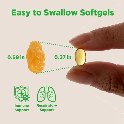 HINI Oregano Oil (Standardized 24mg Carvacrol), Oil of Oregano Softgel with High Carvacrol, Wild Oregano Oil, Organic Oregano Softgel 1 Serving per Day / 120 Serving in Saudi Arabia