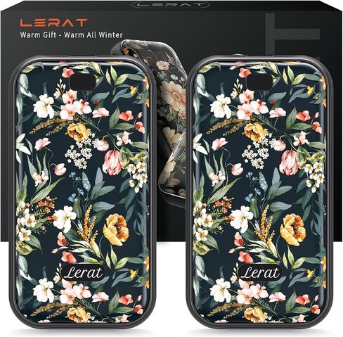 تدفئة اليد LEART قابلة لإعادة الشحن، 2 حزمة تدفئة اليد الكهربائية، تسخين سريع لمدة 3 ثوانٍ، 3 إعدادات للحرارة، هدايا محمولة وخفيفة الوزن للنساء والرجال، في الهواء الطلق، والتخييم، والمشي لمسافات طويلة، والتزلج، والصيد، والسفر in Kuwait