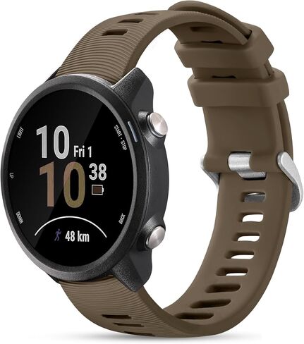 GEAK Compatible with Garmin Forerunner 245/645/55 Watch Band, 20mm Sport Strap for Galaxy Watch 6/5/4 Vivoactive 3 Forerunner 645/245 Music Band, Soft Wristbands for Garmin Venu/Venu Sq/Vivomove HR in Kuwait